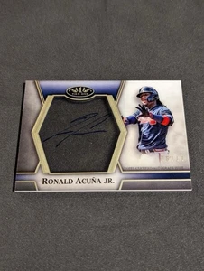2021 Tier One Clear One Ronald Acuna Jr. On Card Auto 6/10 - Picture 1 of 4