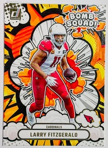 2025 Panini Donruss Larry Fitzgerald Bomb Squad Arizona Cardinals #BS-LFD - Bild 1 von 2