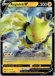 Regieleki V Holo Promo SWSH: Sword & Shield Promo Cards SWSH280 NM - Picture 1 of 2