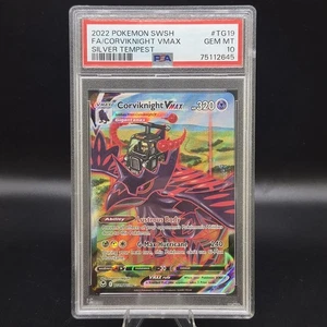2022 Pokemon SWSH Corviknight VMAX Galleria Allenatore Holo #TG19/TG30 PSA 10 - Foto 1 di 3