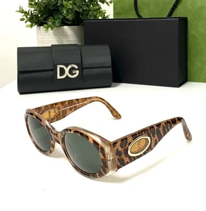 Gafas de sol vintage auténticas años 90 YSL Yves Saint Laurent 6554 acetato de leopardo - Imagen 1 de 10