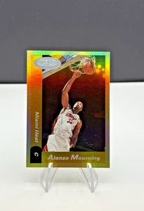 2000-01 NBA Hoops Alonzo Mourning Hot Prospects Gold Foil Holo #13 Miami Heat - Picture 1 of 3