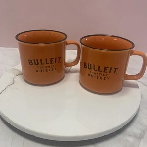 Bulleit Frontier Whiskey Bourbon Orange Tazze da Caffè per Bevande, Set di 2, 10 Oz - Foto 1 di 9