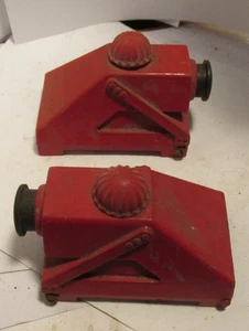 2-antique cast  alum  Lionel #260 Bumper train track type railroad  3" long - Picture 1 of 2