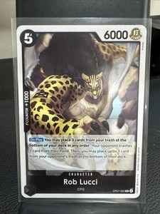 2024 One Piece TCG ROB LUCCI Rare 500 Years in the Future OP-07 093 ENGLISH Foil - Bild 1 von 2