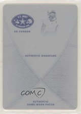 2014 Leaf US Army All-American Bowl Printing Plate Black 1/1 KD Cannon 1b8