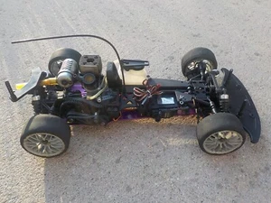 HPI Super Nitro RS4 Project Car with Original Engine, Exhaust & Futaba Servos - Picture 1 of 8