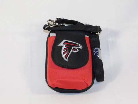 Atlanta Falcons Purse Plus Touch Phone  ID Wallet Charm 14 Gift Bag Compact Cover