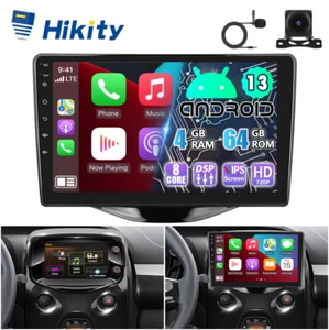 4+64G 8Core Android Autoradio GPS Navi für Citroen C1 Peugeot 108 Toyota Aygo II - Bild 1 von 14