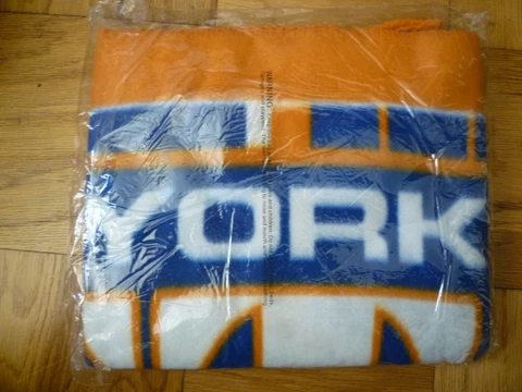 Vintage NY Mets Fleece Stadium Throw Blanket Cover