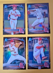 2025 Bowman Chrome Reptilian Cardinals Part Team Set Hernandez Tink Hence - Picture 1 of 1