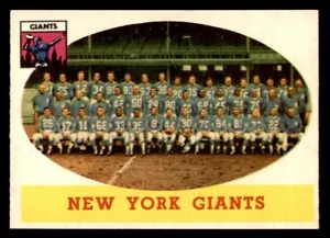 1958 Topps Football #61 New York Giants NM/MT *e1 - Picture 1 of 2