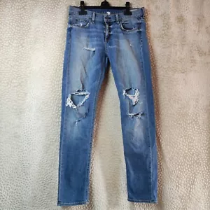 Rag & Bone Womens Dre Jeans Carter Vintage Wash Distressed Destroyed Size 28 - Picture 1 of 19