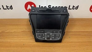 2012-2015 HYUNDAI SANTA FE MK3 PRE-FACELIFT STEREO SAT NAV HEAD UNIT 96560-2W200 - Picture 1 of 8