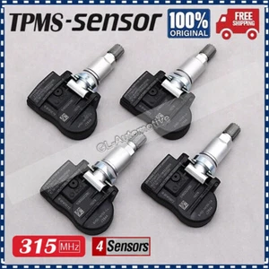 Set of (4) For Land Rover Jaguar TIRE PRESSURE SENSOR TPMS BH52-1A159-CA 315MHz - Picture 1 of 9