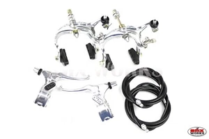 Genuine Dia-Compe BMX MX883 Caliper & Tech-77 Lever Silver Brake Set - Picture 1 of 1