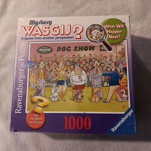 Mystery Wasgij Puzzle Dog Show Ravensburger 1000 Piece Jigsaw New Sealed Games