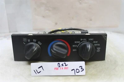 Oldsmobile Achieva 1996-1998 aire acondicionado temperatura calor control climático 16242853 OEM 703 1L7-2 Foto 1 de 4