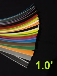 1.0" 25mm SURTIDO *12*COLORES 2:1 Tubo termorretráctil poliolefina (12 PIES) - Imagen 1 de 10