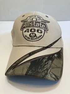De colección ALLSTATE 400 Edición Limitada 640 de 2007 NASCAR Sombrero Camuflado Bronceado Gorra ¡NUEVO! - Imagen 1 de 5