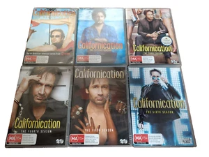 CALIFORNICATION Seasons 1-6 MA15+ David Duchovny Comedy Drama FREE POST Au - Picture 1 of 2