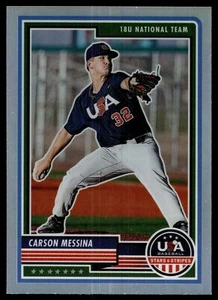 2023 Panini Stars & Stripes CARSON MESSINA SILVER PRIZM #10 - Picture 1 of 2