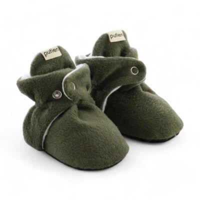 Caqui Infante Bebé Niñas Niños Botas Suave Suela Antideslizante Tobillo Premium Bebé Botines Foto 1 de 4