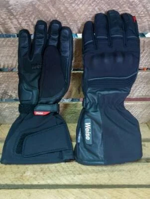 WEISE MONTANA 150 THERMAL LEATHER MOTORCYCLE MOTORBIKE GLOVES - NEXT DAY - Image 1 of 4