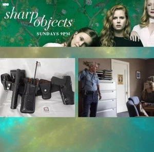 Sharp Objects Series Vickery Hero Pantalla Usado Cinturón Glock Pistola Propulsor Certificado de Autenticidad - Imagen 1 de 12