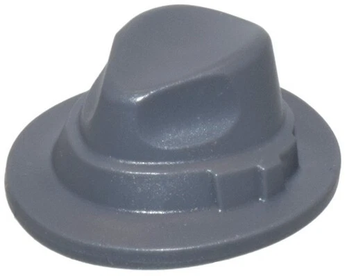 LEGO 5188 DARK BLUISH GRAY Minifigure, Headgear Hat, Narrow Brim (Fedora)