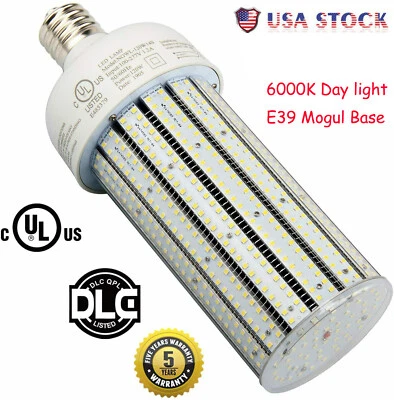 120W LED Corn Cob Bulb Lights E39 Retrofit 400W HID Street Lights 6000K High Bay - Image 1 of 4