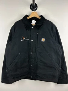 Vintage Carhartt Full Swing Black Cropped Work Jacket Size L - Bild 1 von 5