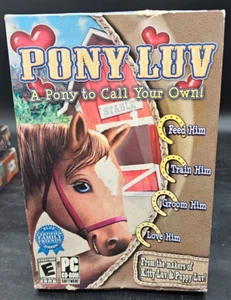 Pony Luv A Pony to Call Your Own CD-Rom PC Game Windows 98/2000/XP Vtg PC - Picture 1 of 7