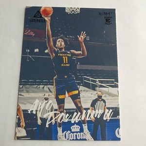 2021-22 Panini Chronicles Draft Picks Luminance Black Ayo Dosunmu #94 Rookie RC