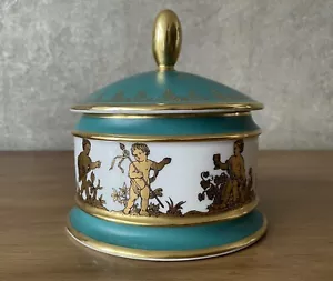 COPERCHIO IN PORCELLANA CARAMELLE CIOTOLA DA FORNO ANGELO PUTTO RW BAVARIA VINTAGE - Foto 1 di 11