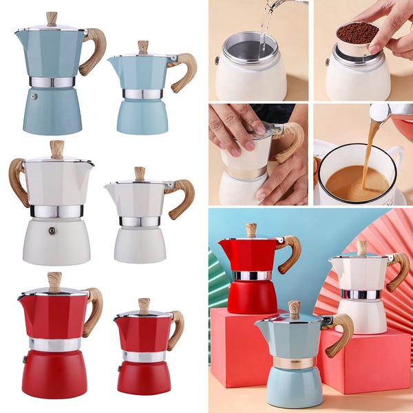 Classic Espresso Maker Espresso Cup Coffee Maker Expresso Pot 150/300ml Photo Related