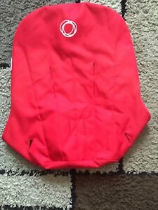 BUGABOO CAMELEON/CHAMELEON TAILORED CANVASS FABRIC SEAT LINER IN RED VERY GOOD
