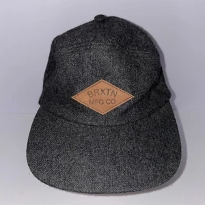 Brixton 5 Panel Cap grau Wolle gefüttert - Bild 1 von 7