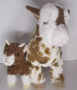 Douglas Cuddle Toys Goat Plush Set GERTI and BUFFY Stuffed Animal Lot 2 - Picture 1 of 11