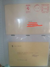 Autografo Enzo Ferrari