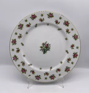 Kyoto China Lancaster Japan Pink Roses Dinner Plate Vintage - Picture 1 of 6
