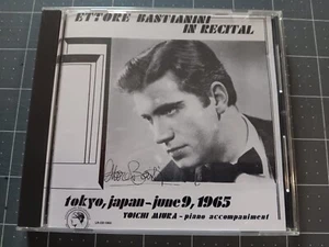 ETTORE BASTIANINI IN RECITAL TOKYO JAPAN 1965 NEAR MINT LQQK! - Picture 1 of 2