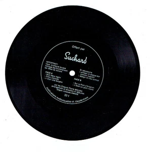 Airs Enfants 33 RPM Soft 6 11/16in Suchard Brother Jacques Chorus Molina Organ - Picture 1 of 1