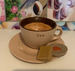 cup of tea candle made with soy wax - Picture 1 of 2