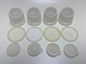 Tupperware Mini JELLO Wüstenform Becher mit #297 Dichtungen, 4er Set - Bild 1 von 3