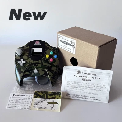 SEGA Dreamcast Controller Camouflage Camo HKT-7700 Complete Box Set Brand New DC - Image 1 of 4