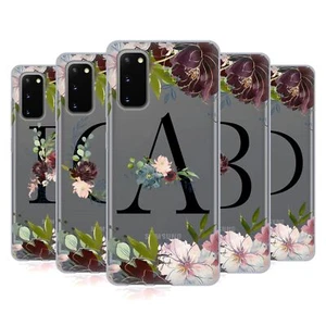 NATURE MAGICK FLORAL BLACK MONOGRAM 1 GEL CASE FOR SAMSUNG PHONES 1 - Picture 1 of 20