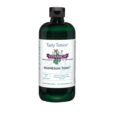 Vitanica, Magnesium Tonic, Liquid Magnesium Bisglycinate 300mg, Vegan, 16 fl oz  Foto 1 de 3
