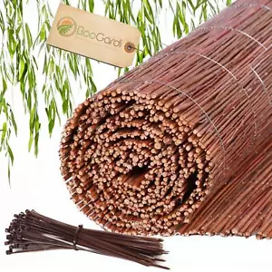 Weidenmatte 3m Sichtschutz Garten Zaun Matte Balkon Weidenzaun - Bild 1 von 9