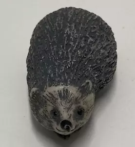 Miniature Hedgehog Figure Resin or Stone - Picture 1 of 5